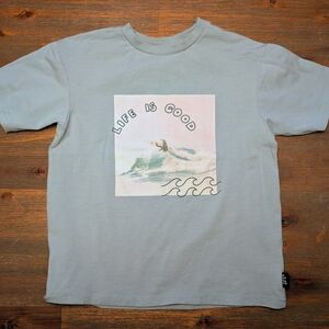Life is Good Kids Short Sleeve Tee - Gray
